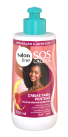 Creme Pentear Salon Line Óleo de Rícino e Queratina 300 ml