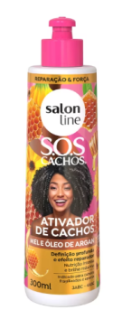 Salon Line Ativador Cachos Intenso Mel 300 ml