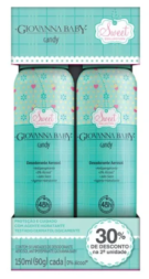 Desodorante Giovanna Baby Candy Aerosol Kit 2 X 150 ml
