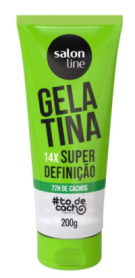 Gelatina Salon Line Super Definição Bisnaga 200 gr
