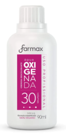 Água Oxigenada Cremosa Farmax 30 Vol 90 ml