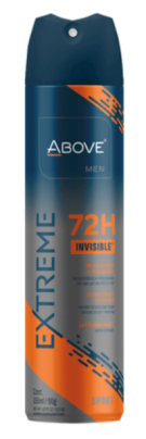 Desodorante Above Aerosol Extreme Sport Men 72 hrs 150 ml 