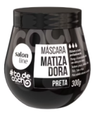 Máscara Matizante Salon Line Preta 300 g