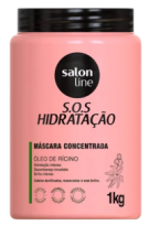 Máscara Hidratação Salon Line Óleo de Rícino 1 kg 