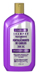 Shampoo Gota Dourada Fortalecimento Desamarelador 430 ml 