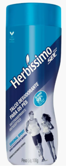 Talco p/ pés Herbissimo Sec Tradicional 100 g