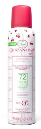 Desodorante Giovanna Baby Cherry Aerosol 150 ml