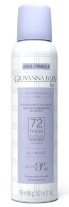 Desodorante Giovanna Baby Lilás Aerosol 150 ml
