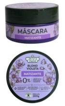 Máscara Tratamento Flores Vegetais Blond Violeta 200 g