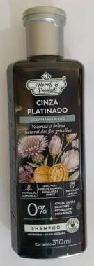 Shampoo Flores Vegetais Cinza Platinado 310 ml
