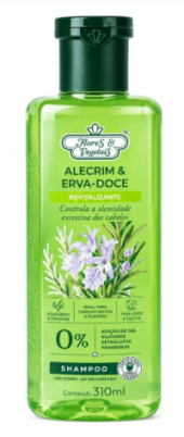Shampoo Flores Vegetais Alecrim 310 ml Shampoo Flores Vegetais Alecrim 310 ml